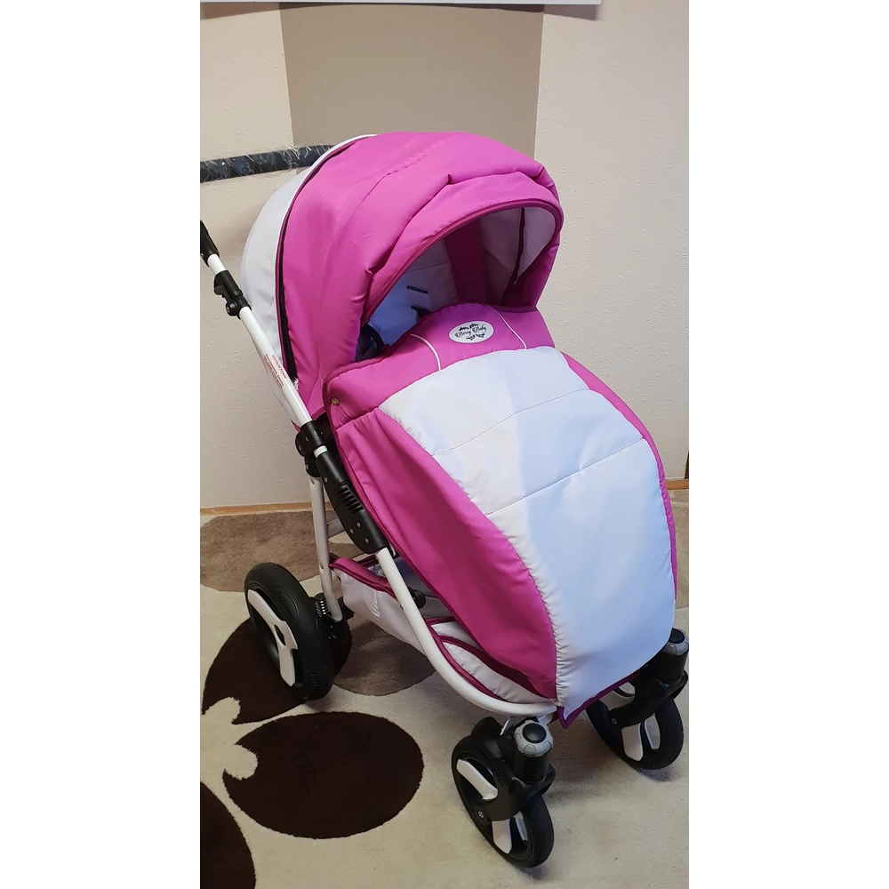Berry Baby Lux 3in1 babakocsi szett (autós hordozóval és adapterrel): Z-10 -GÉL KERÉKSORRAL
