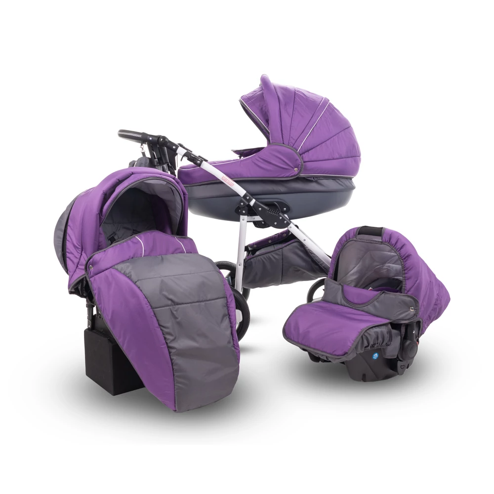 Berry Baby Lux 3in1 babakocsi szett (autós hordozóval és adapterrel): Z-19