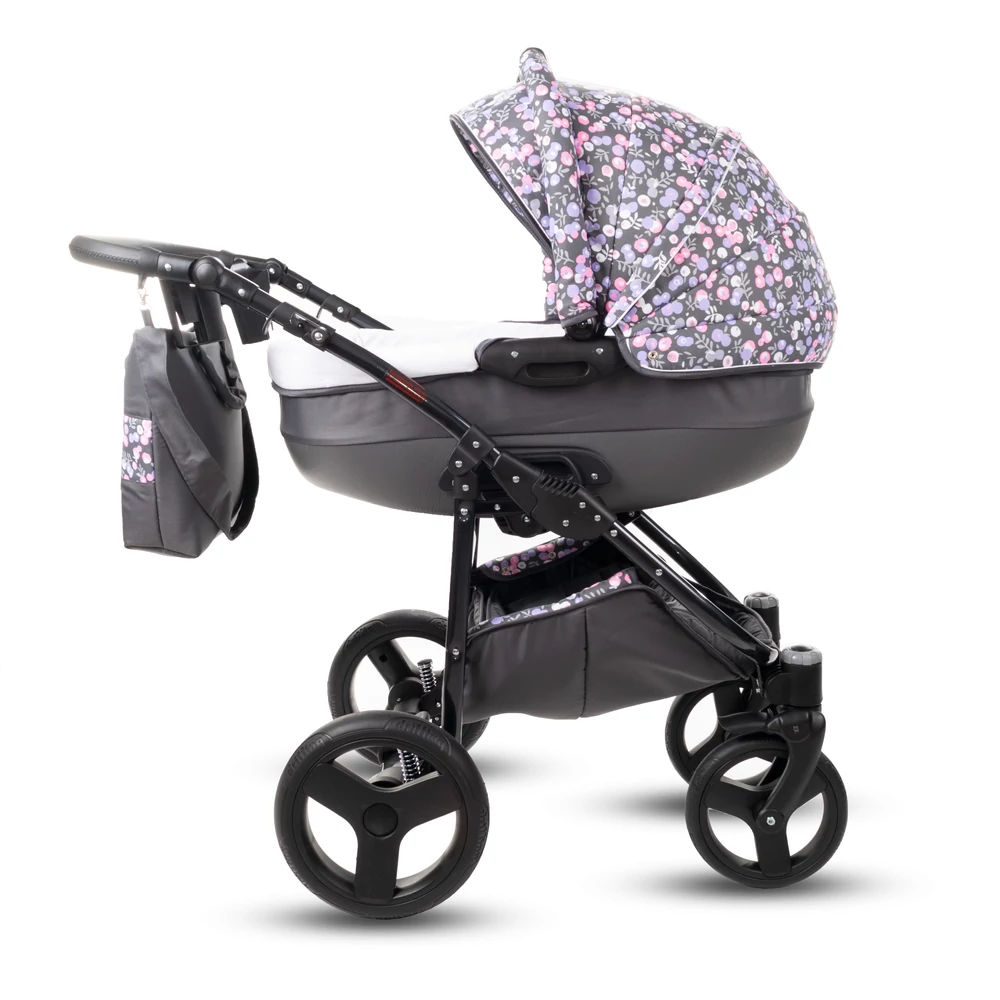 Berry Baby- LUX 3in1 babakocsi szett (autós hordozóval és adapterrel): Z-28