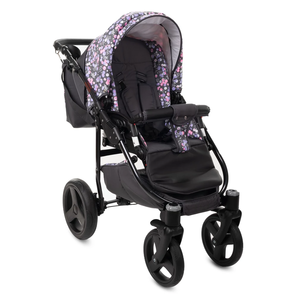 Berry Baby- LUX 3in1 babakocsi szett (autós hordozóval és adapterrel): Z-28