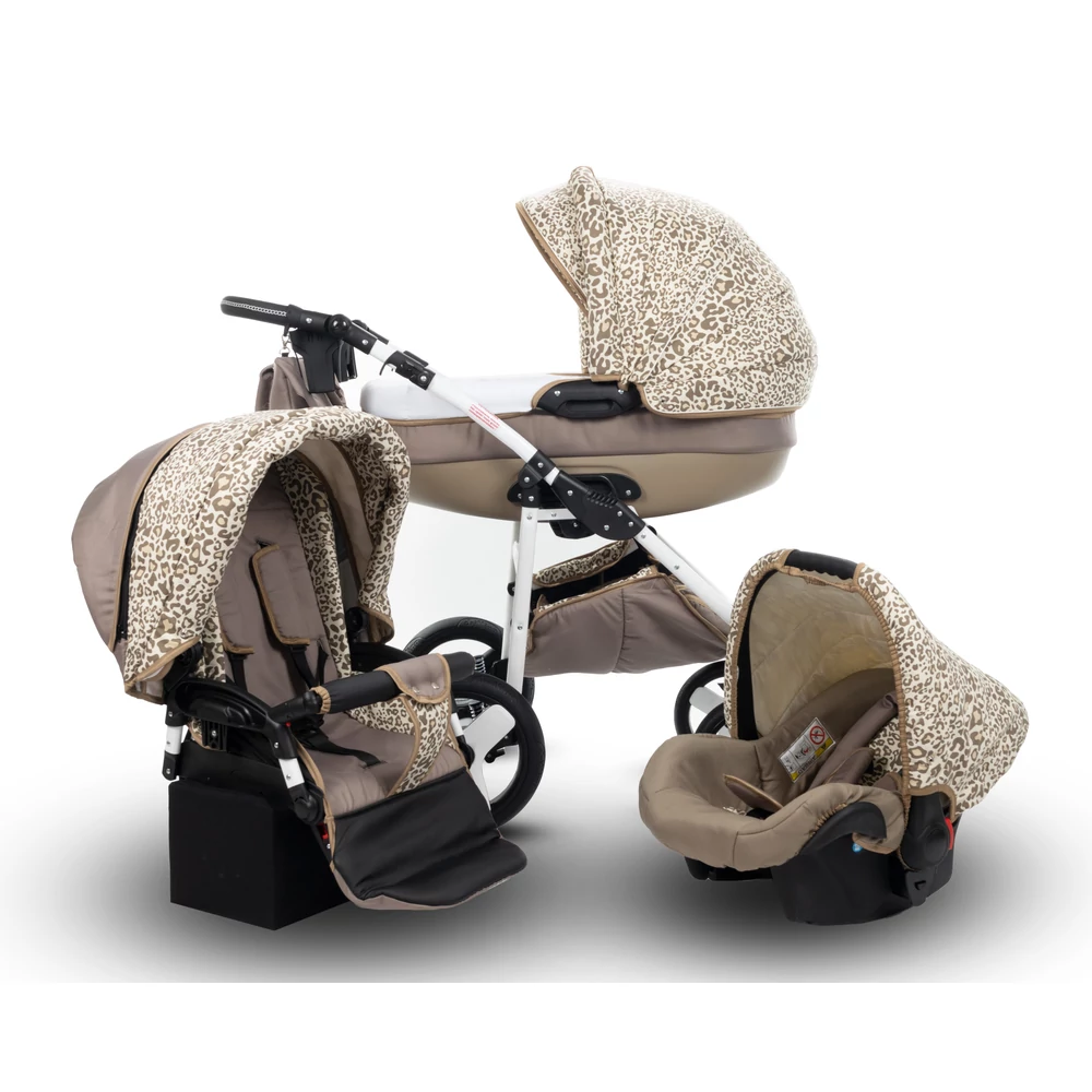Berry Baby Lux 3in1 babakocsi szett (autós hordozóval és adapterrel): Z-3