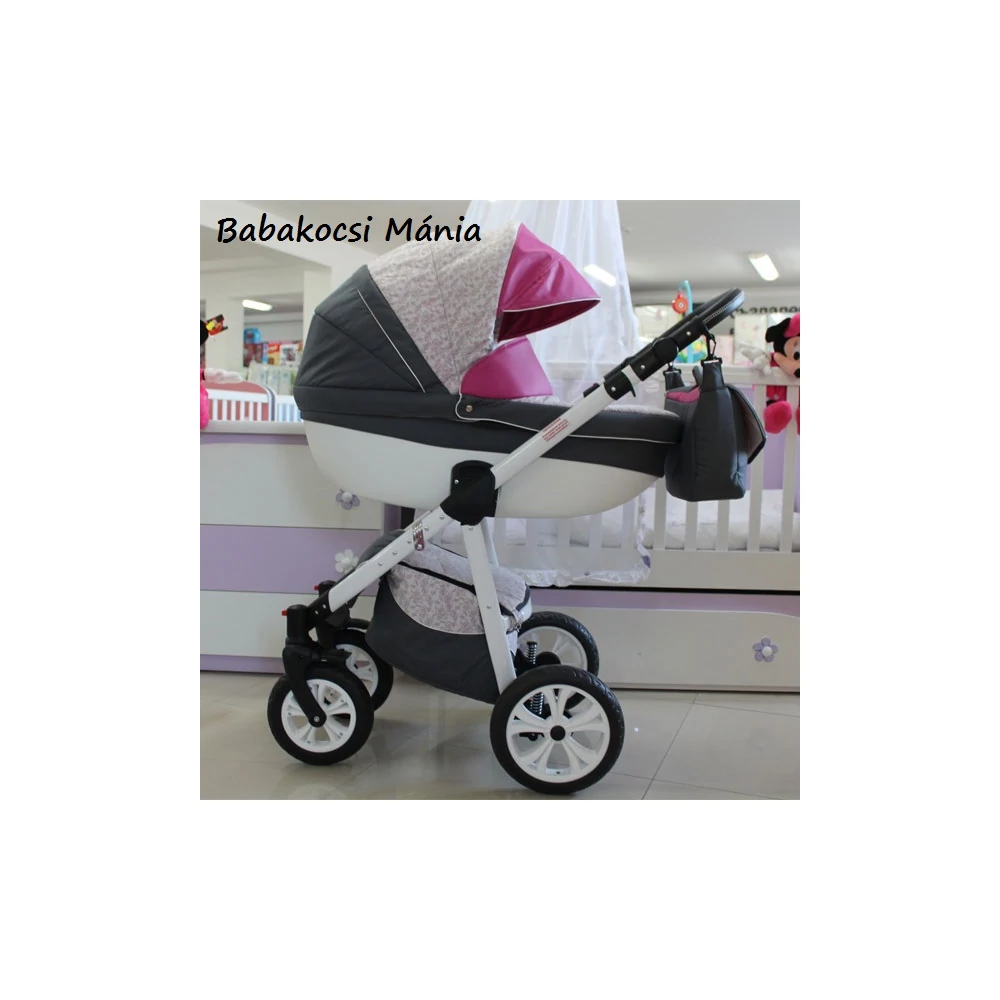 Berry Baby Macaron 3in1 multifunkciós babakocsi szett (autós hordozóval és adapterrel): M-13