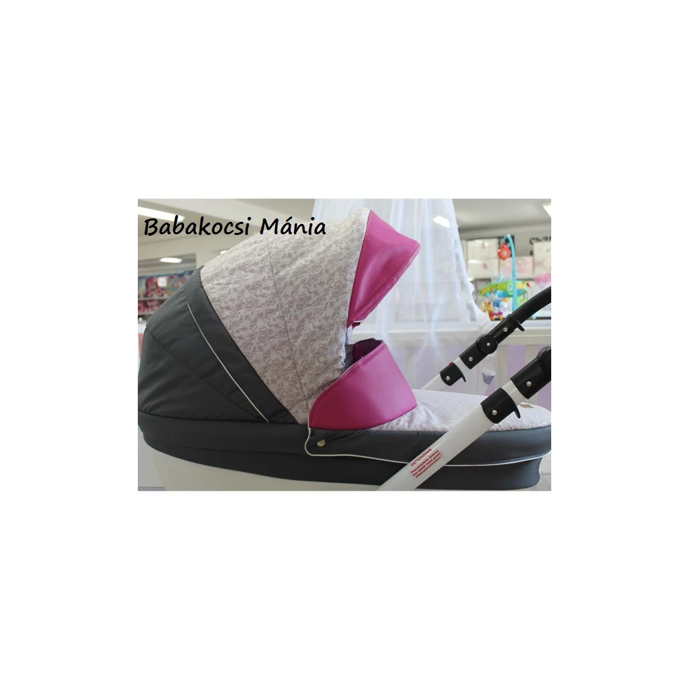 Berry Baby Macaron 3in1 multifunkciós babakocsi szett (autós hordozóval és adapterrel): M-13