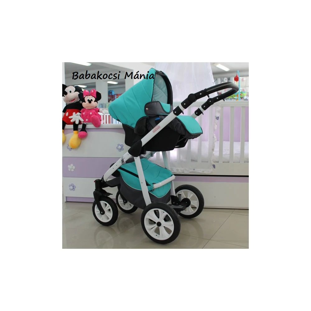 Berry Baby Macaron 3in1 multifunkciós babakocsi szett (autós hordozóval és adapterrel): M-14