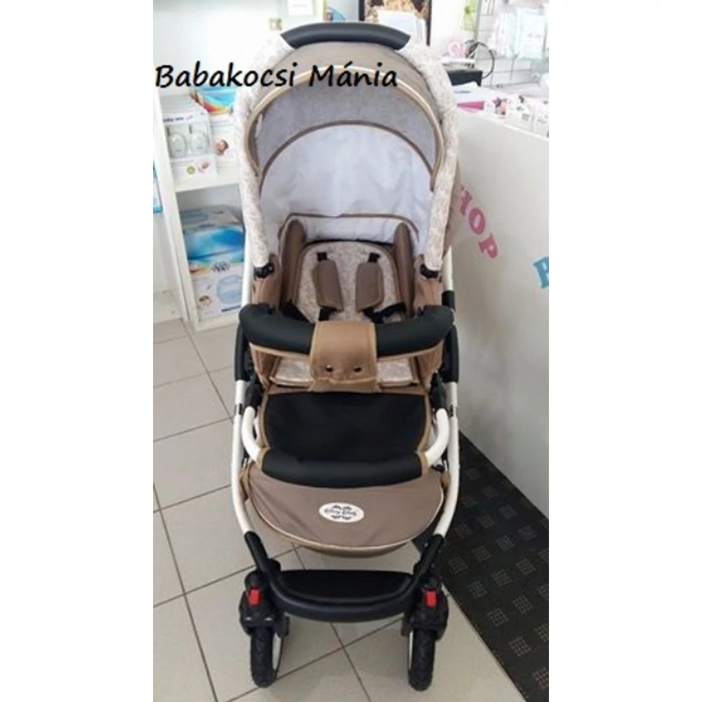 Berry Baby Macaron 3in1 multifunkciós babakocsi szett (autós hordozóval és adapterrel): M-2