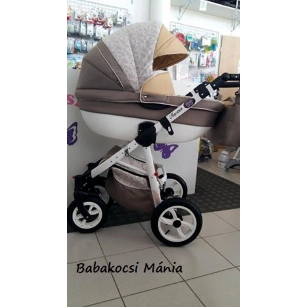 Berry Baby Macaron 3in1 multifunkciós babakocsi szett (autós hordozóval és adapterrel): M-2