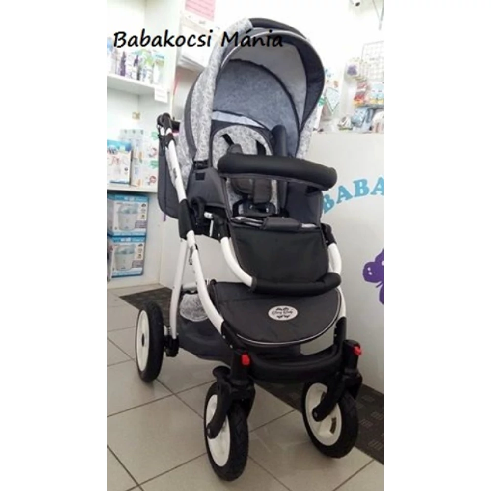 Berry Baby Macaron 3in1 multifunkciós babakocsi szett (autós hordozóval és adapterrel): M-20