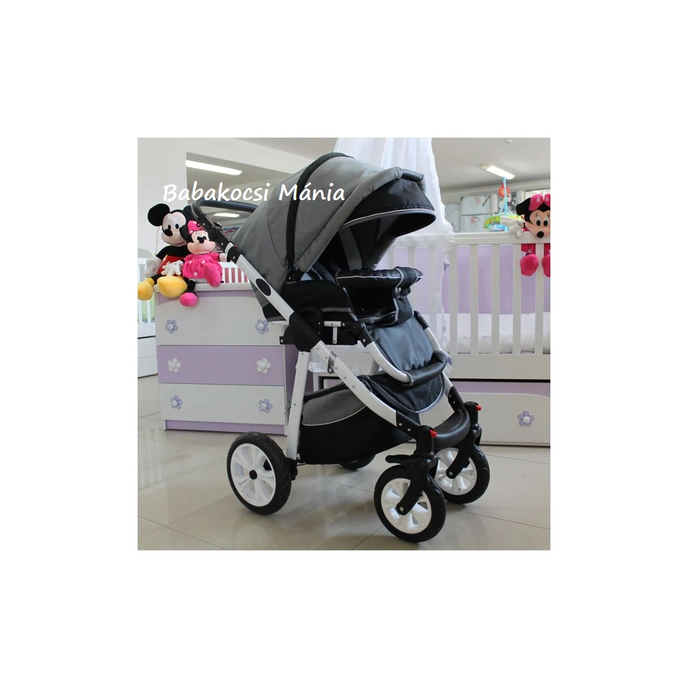 Berry Baby Macaron 3in1 multifunkciós babakocsi szett (autós hordozóval és adapterrel): M-21
