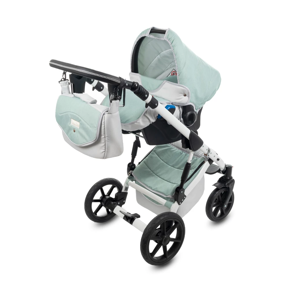 Berry Baby Macaron 3in1 multifunkciós babakocsi szett (autós hordozóval és adapterrel): M-26