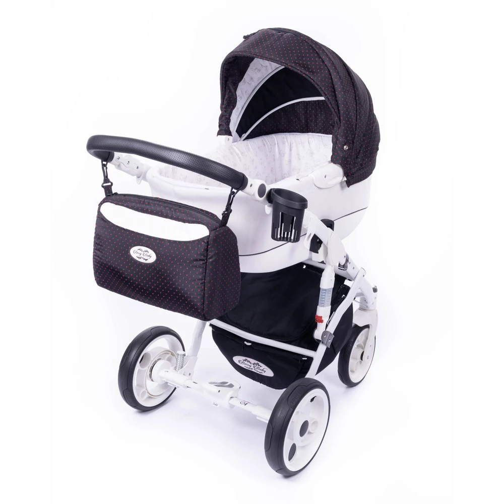 Berry Baby- MOON multifunkciós babakocsi szett - Black Cherry 3in1