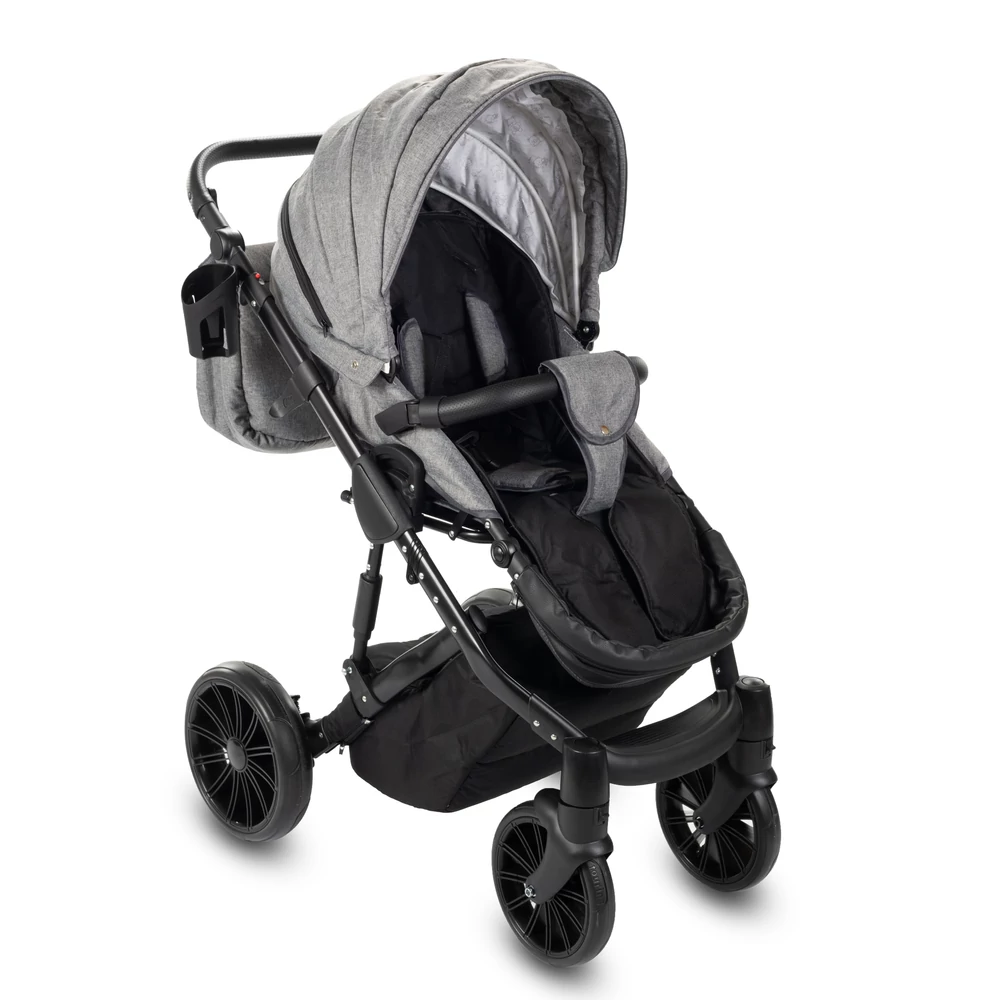 Babakocsi - Berry Baby Moon 3in1 - Blue Rainbow