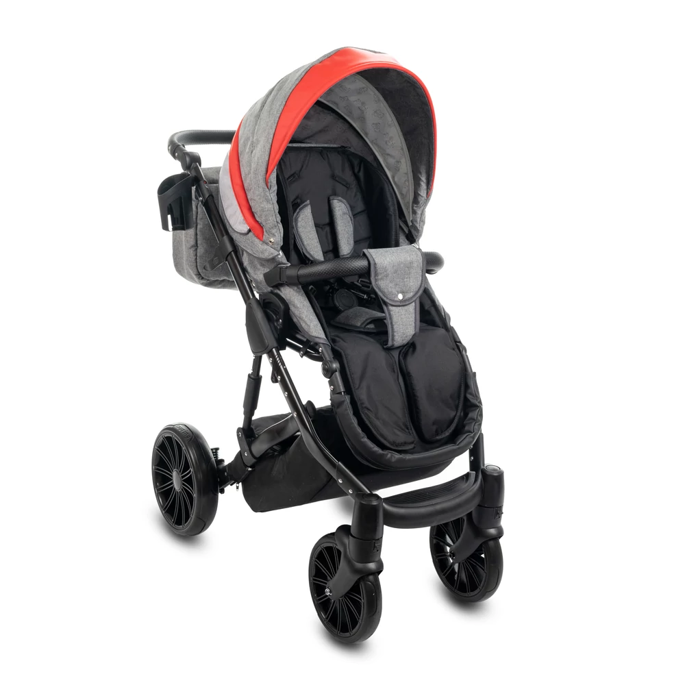 Babakocsi - Berry Baby Moon 3in1 - Red Rainbow