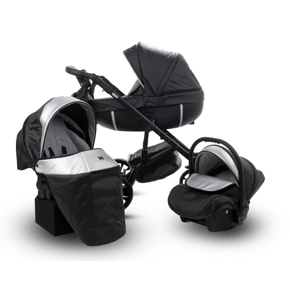 Babakocsi - Berry Baby Sojan Kuga 3in1 - Silver line
