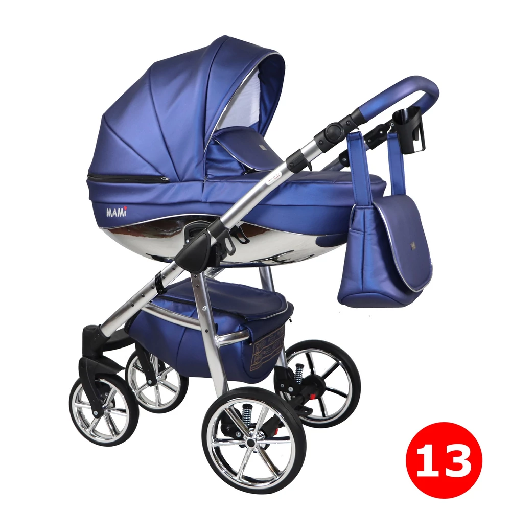 Sojan Mami Exclusive multifunkciós babakocsi: királykék