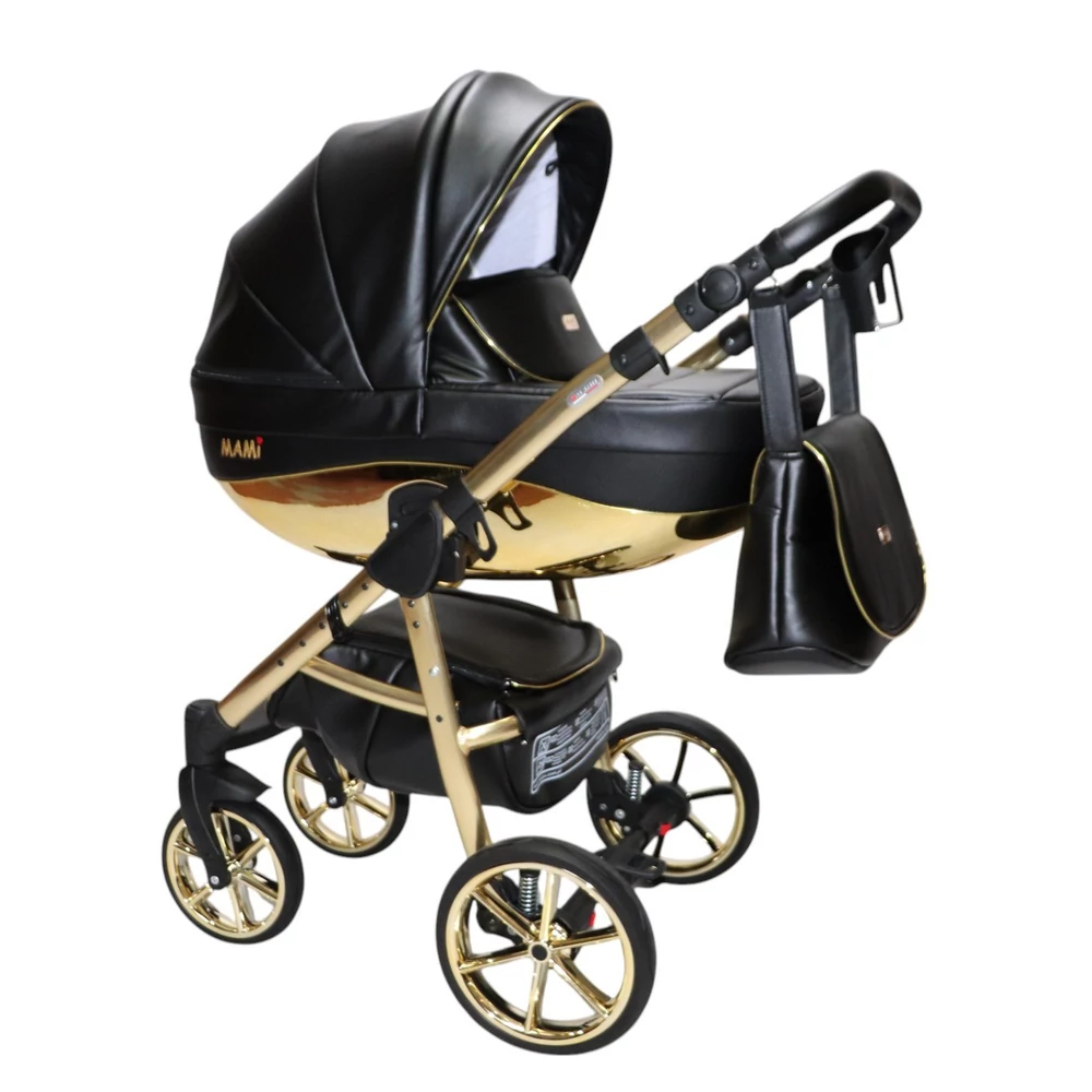 Sojan Mami Exclusive multifunkciós babakocsi: fekete-arany