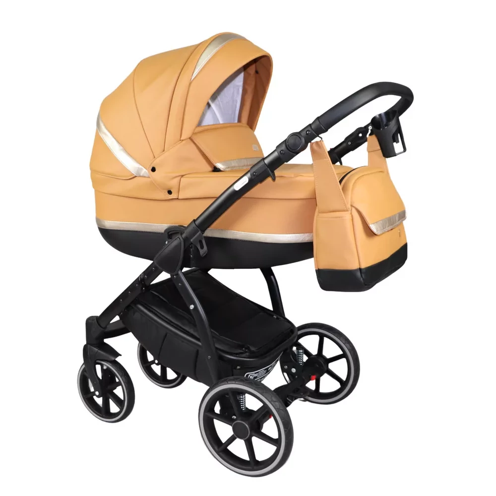 Multifunkciós babakocsi Berry Baby Sojan Nori 3in1 - sárga