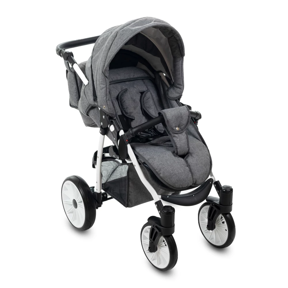 Prémium sportbabakocsi – Berry Baby Active - Grafit len