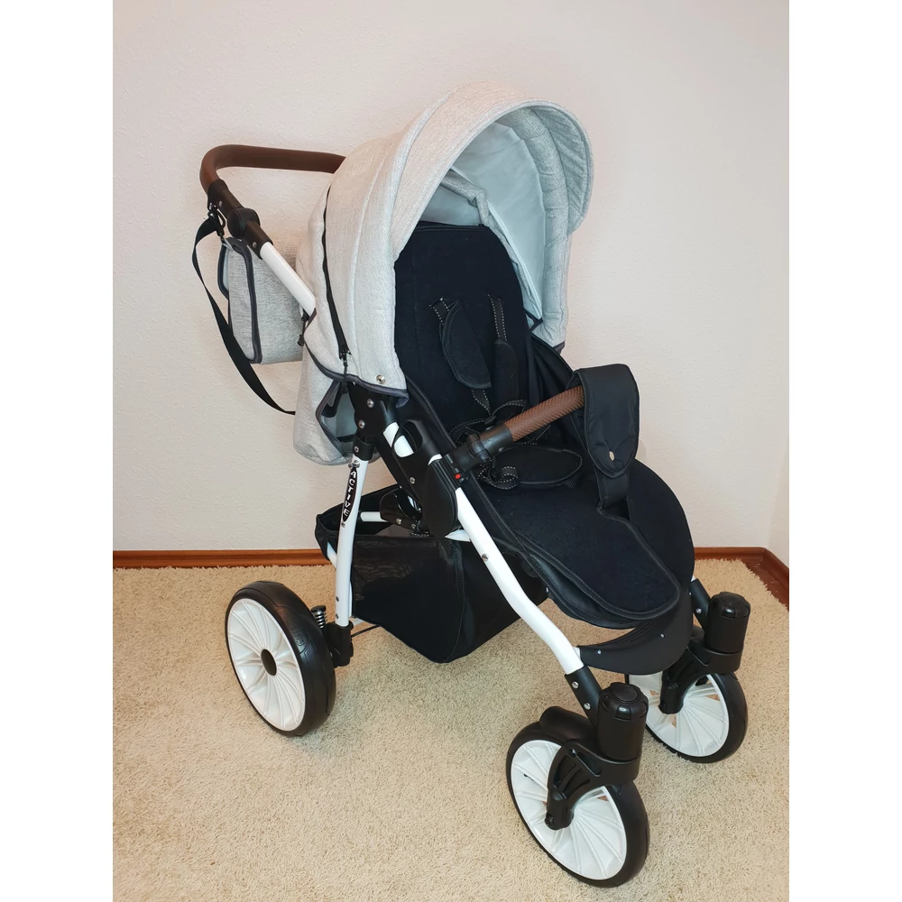 Sportbabakocsi – Berry Baby Active - Mokka len