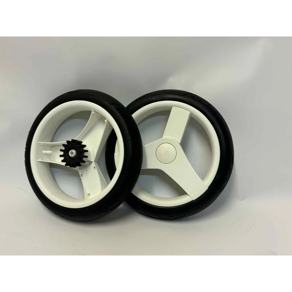 Babakocsi keréksor szett -4db- fehér gél