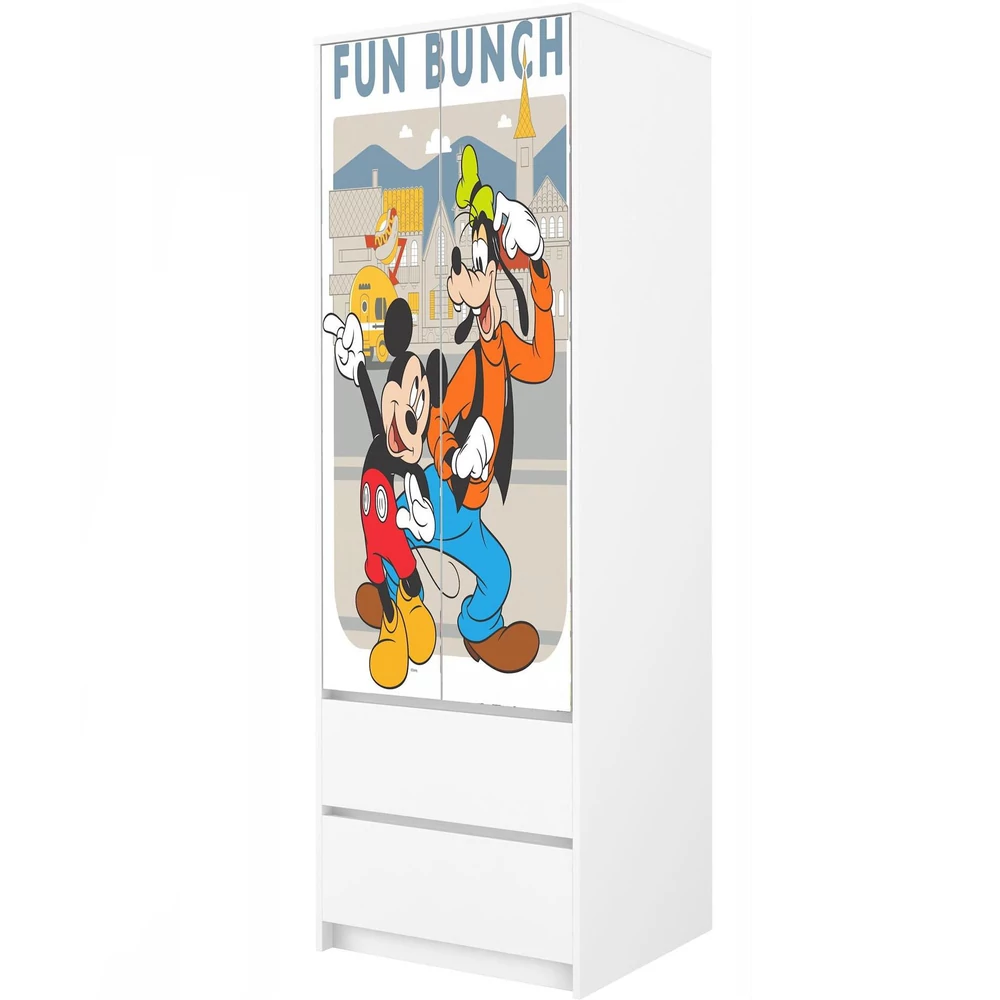 Disney gardróbszekrény Mickey Mouse mintával