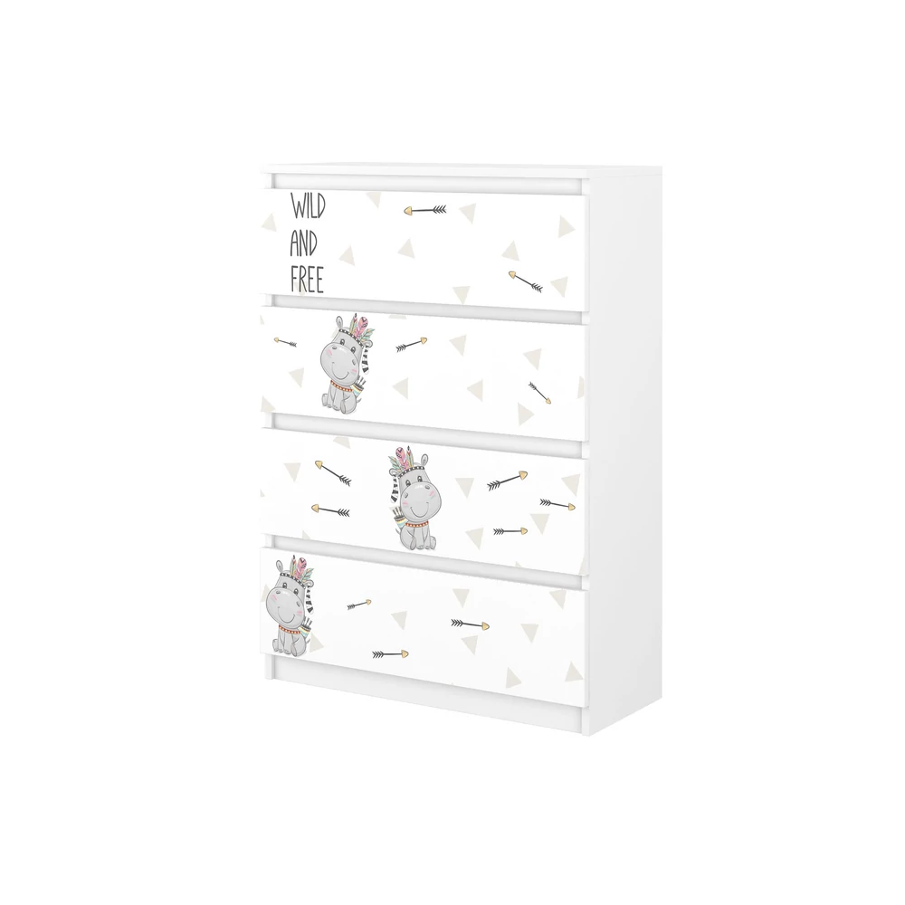 Komód gyerekszobába és babaszobába - Wild and Free mintával
