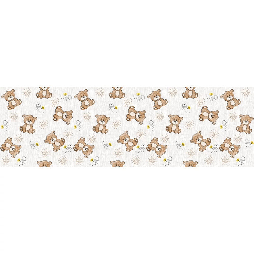 Berry Baby DIAMOND szivacs kanapéágy gyerek méretben: kávé Bear macis 3