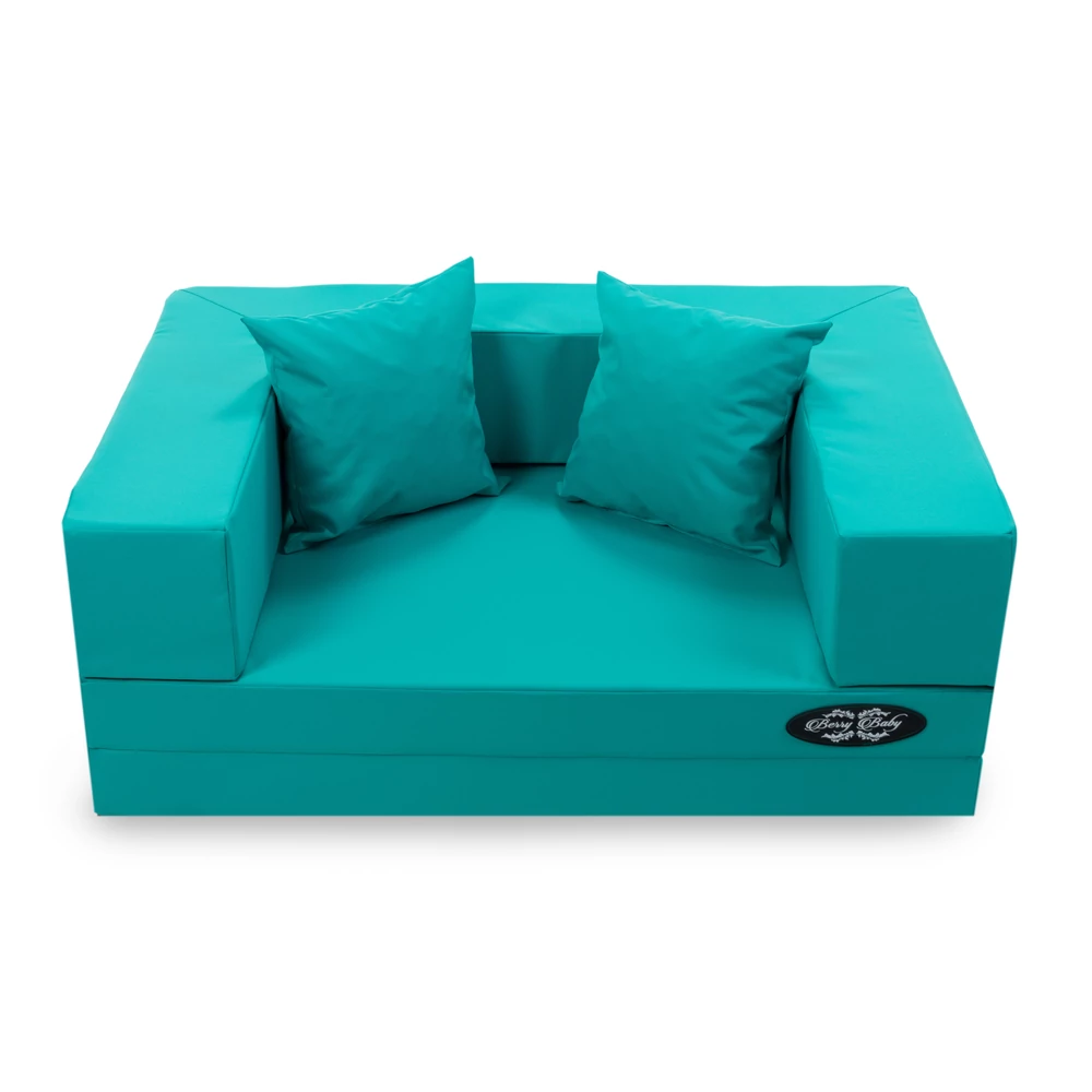 Szivacs kanapéágy - gyerek EXTRA méret - türkizzöld - Wextra