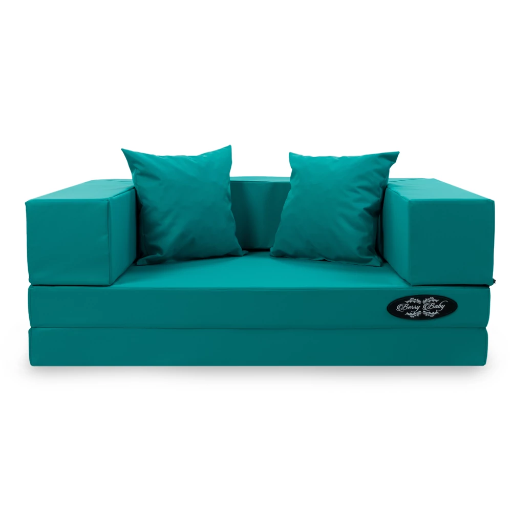 Szivacs kanapéágy - gyerek EXTRA méret - türkizzöld - Wextra