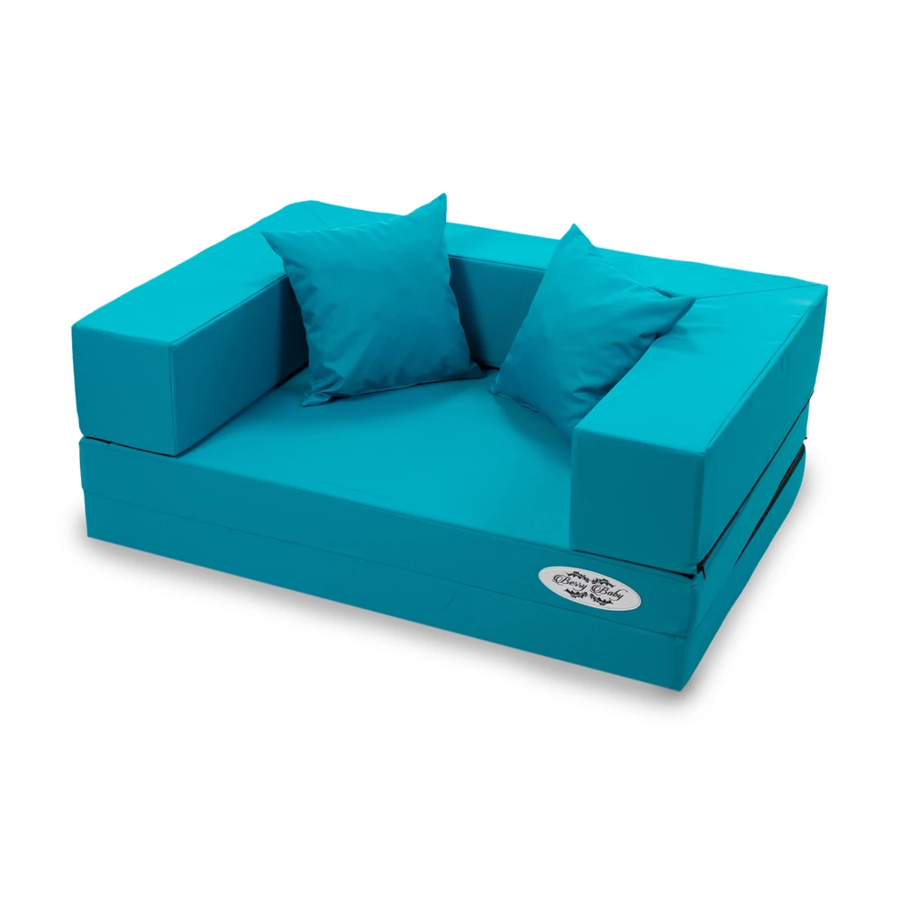 Berry Baby Wextra szivacs kanapéágy - levehető huzatos - türkizkék