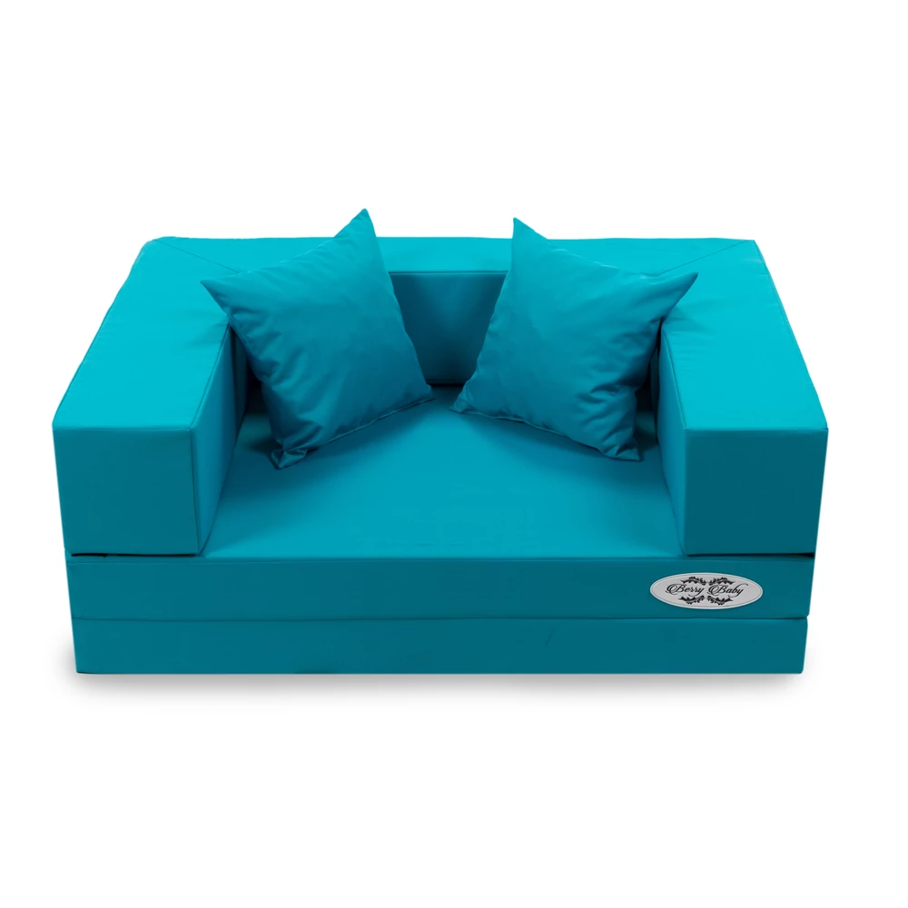 Szivacs kanapéágy - gyerek EXTRA méret - türkizkék - Wextra