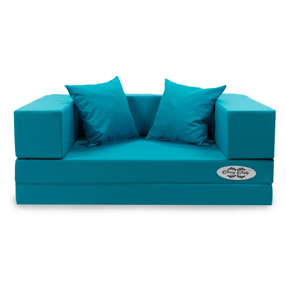 Szivacs kanapéágy - gyerek EXTRA méret - türkizkék - Wextra