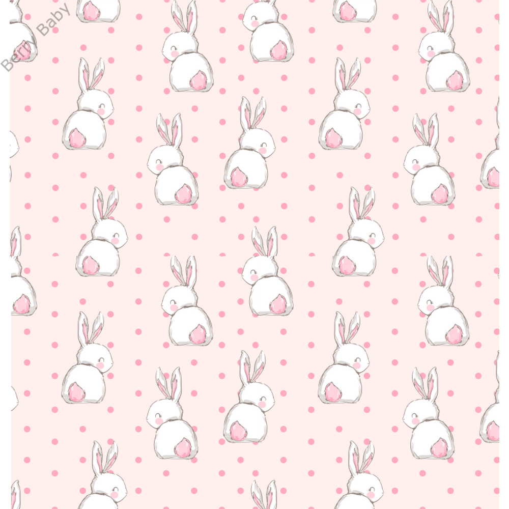 Csepp babzsák - Sweet bunny - Fehér Eco bőr
