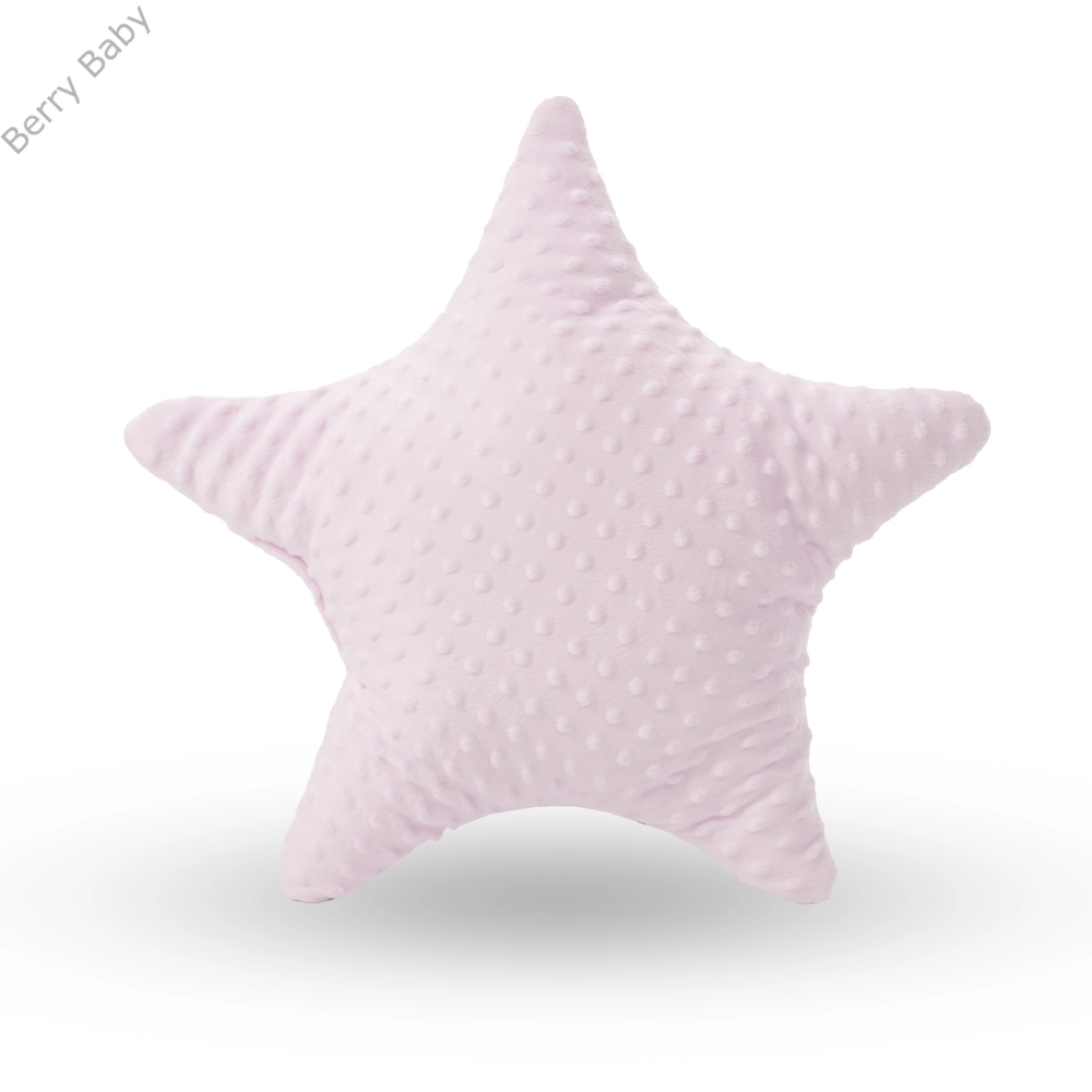 Dekor párna - rózsaszín csillag