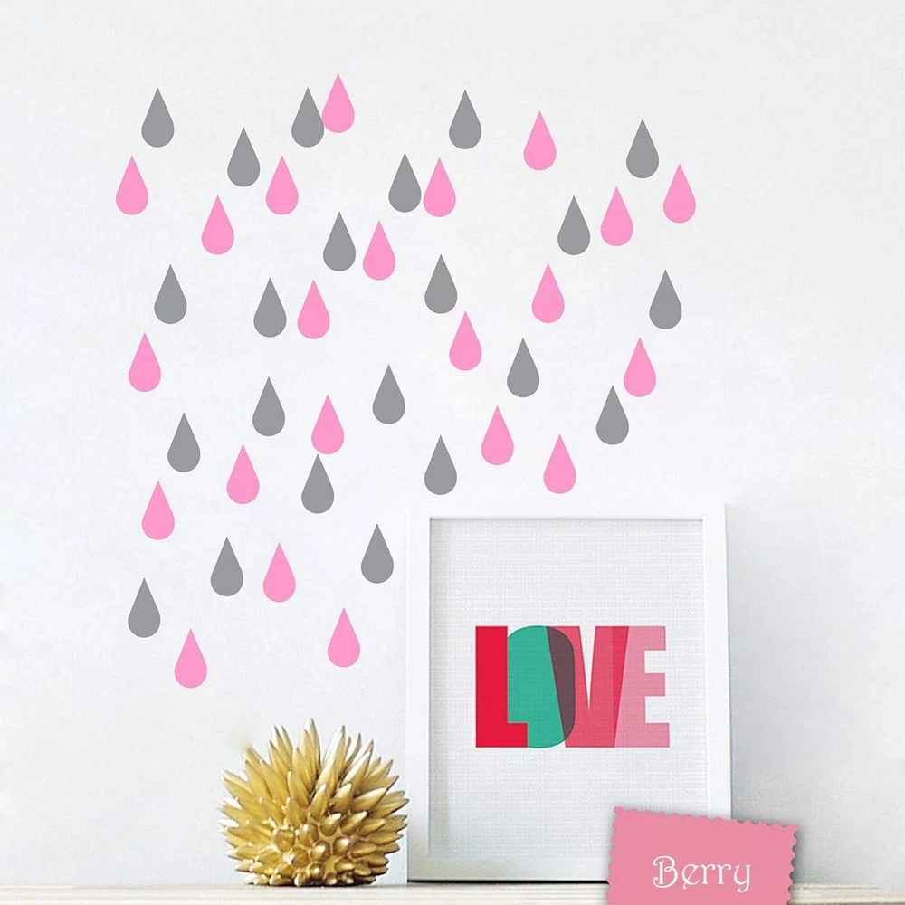 Falmatrica szett - 24 db-os - rózsaszín esőcseppek