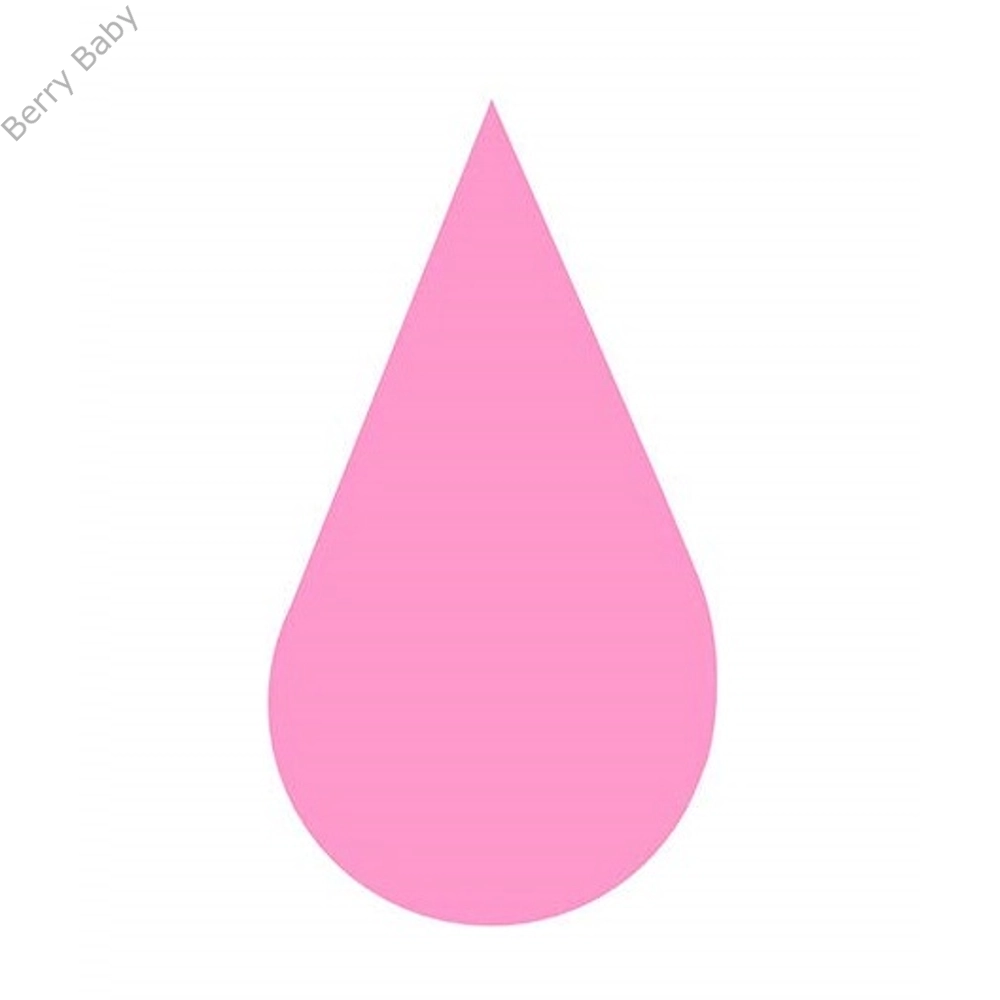 Rózsaszín esőcseppek falmatrica szett 24db-os (Berry Baby) 2
