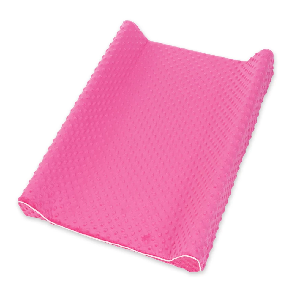 Pelenkázólap huzat 50x70cm - pink minky