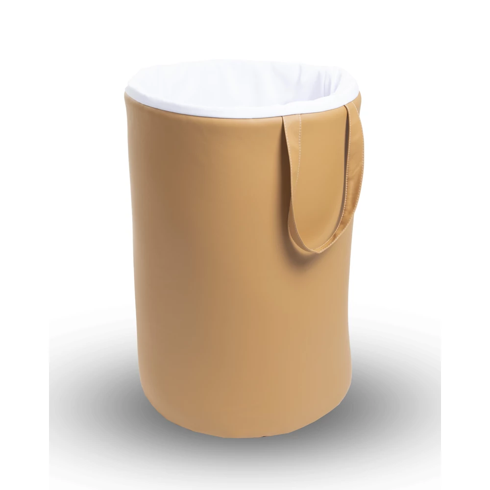 Szennyestartó - játéktároló - Caramel Eco bőr