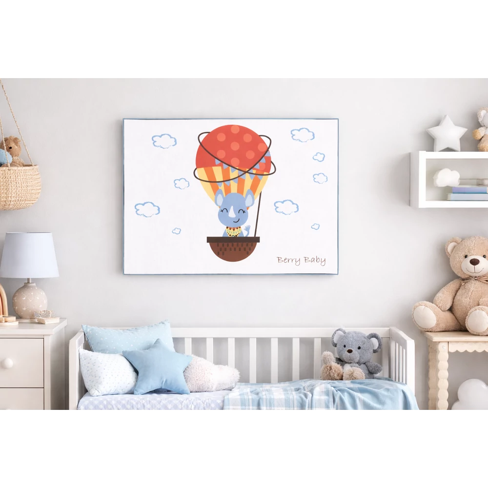 Vászonkép - air balloon - egyszarvú