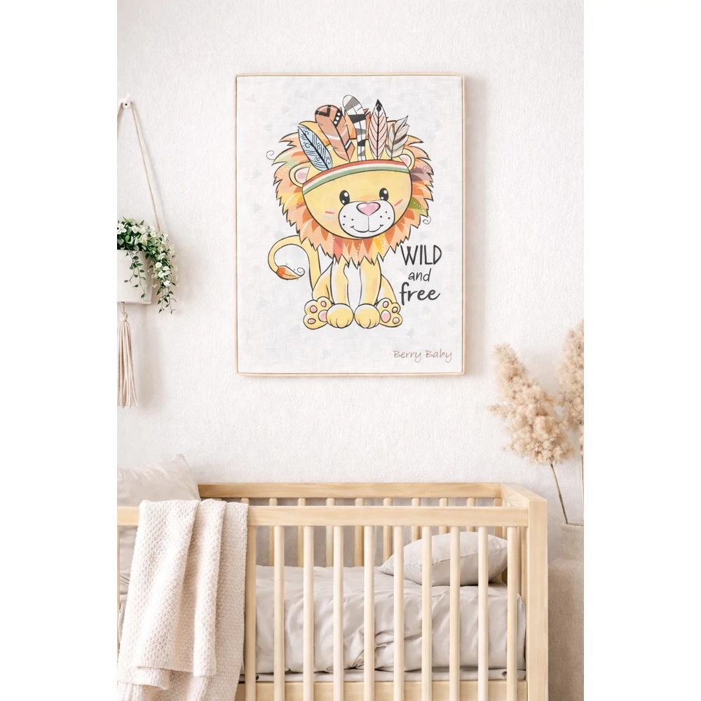 Vászonkép - oroszlán 2