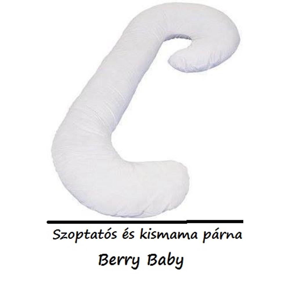 Szoptatós és kismama párna - piros alapon csillag pamutvászon