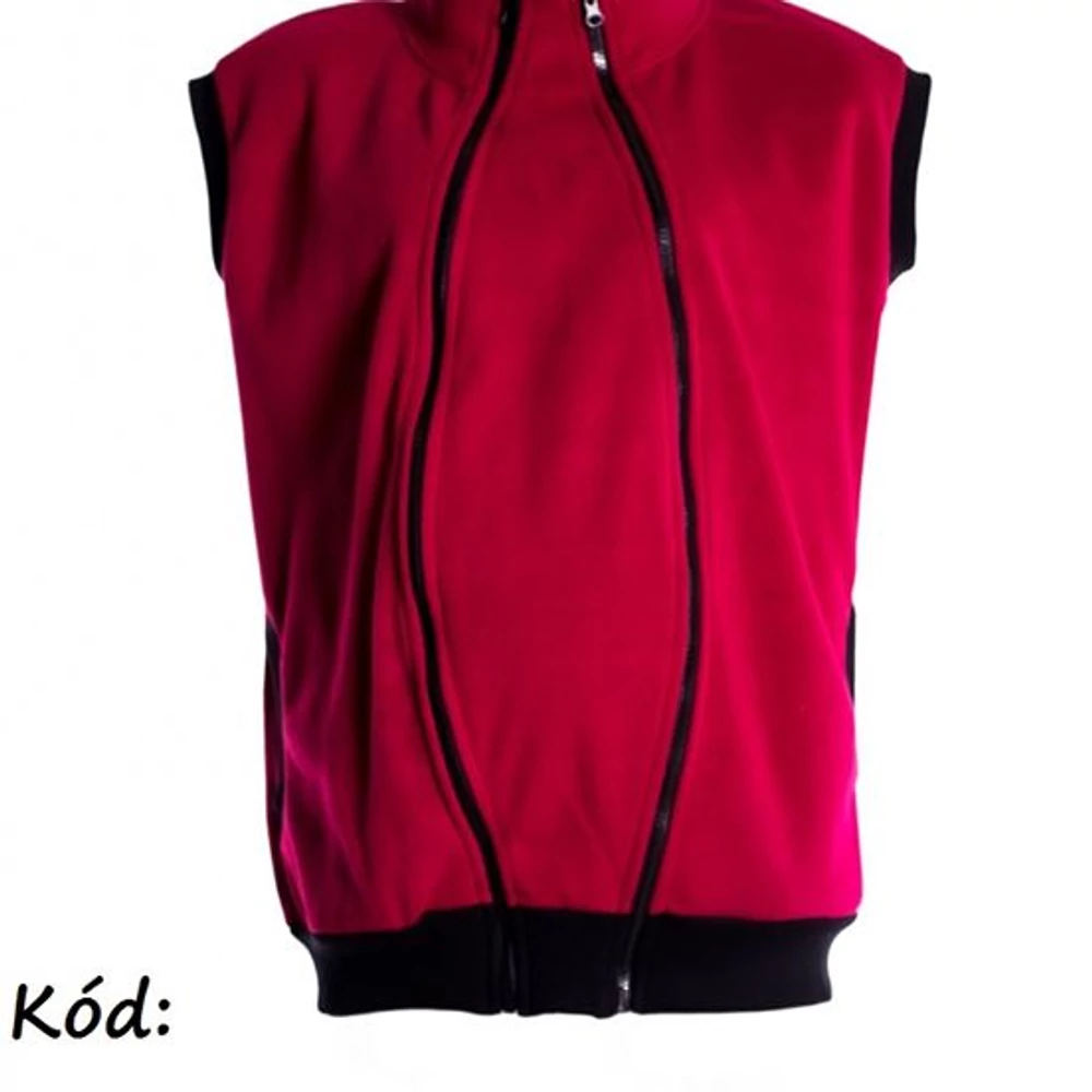 3in1 kismama és hordozós mellény- bordó -L/XL
