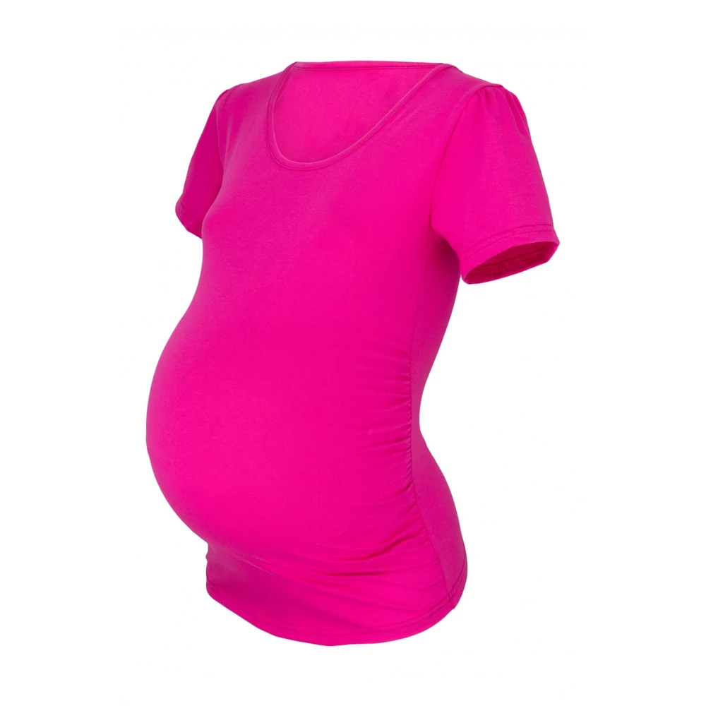 Kismama póló rövid ujjú  S-M – pink