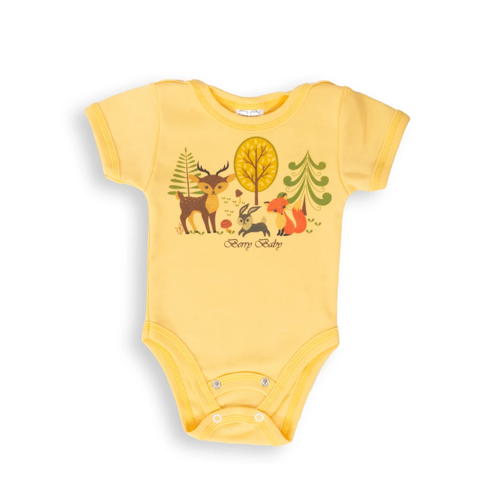 Body - rövid ujjú - sárga - forest 62