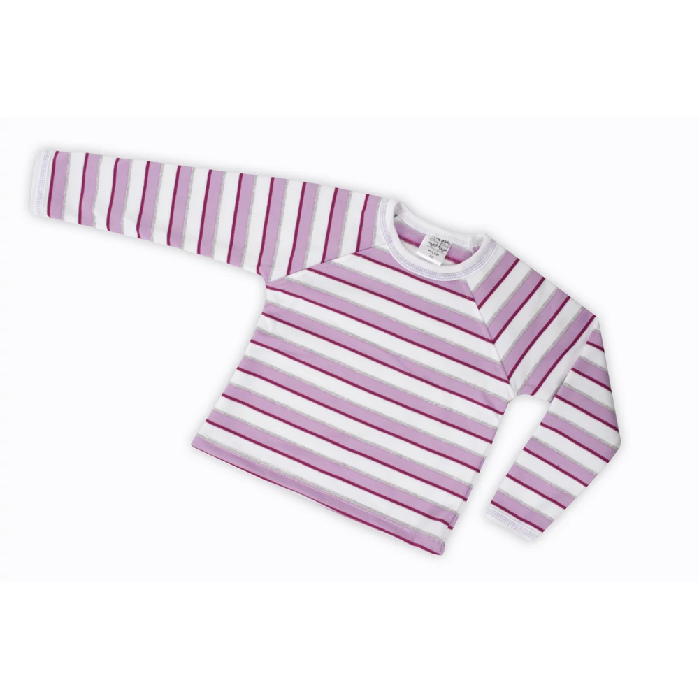 Thermo felső -  rózsaszín csíkos 98-as méretben