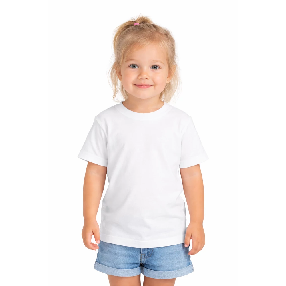 Gyerek póló - fehér pamut 2-3 év
