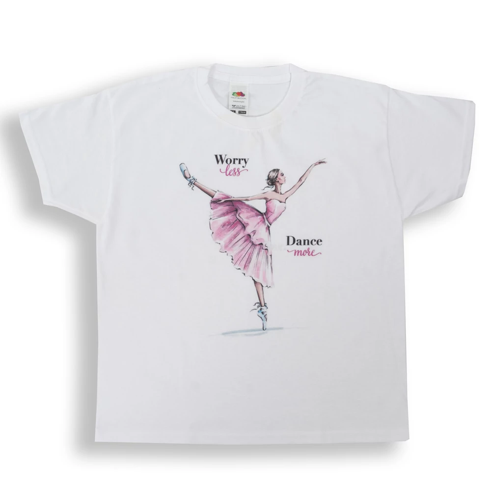 Gyerek póló - Balerina - Dance more 5-6 év