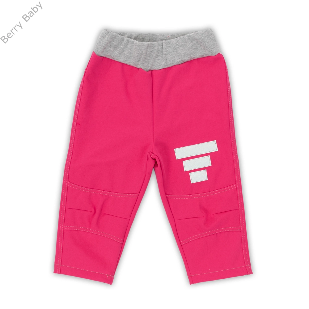 Softshell gyermek nadrág - pink 110-116