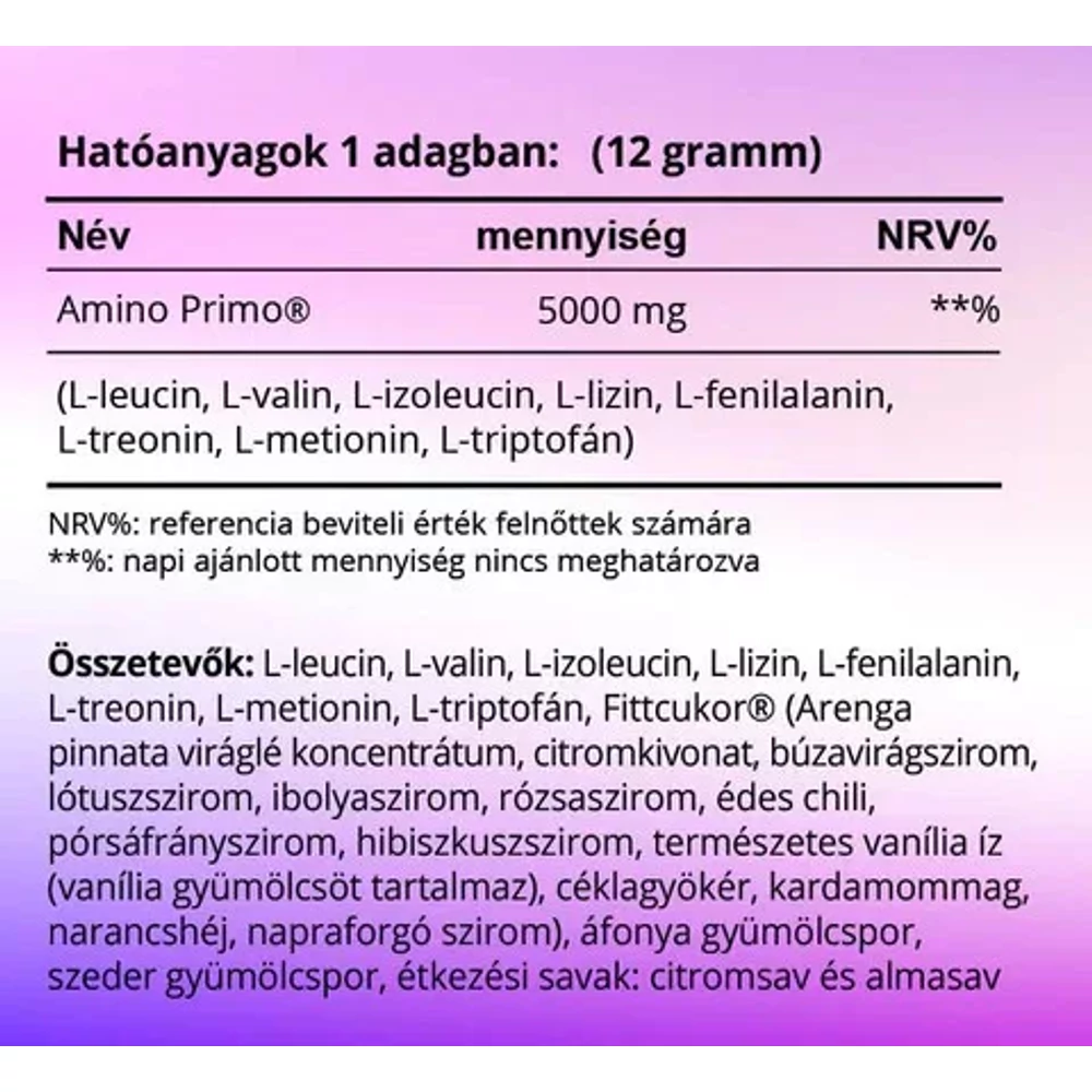 esszenciális aminosav komplex por