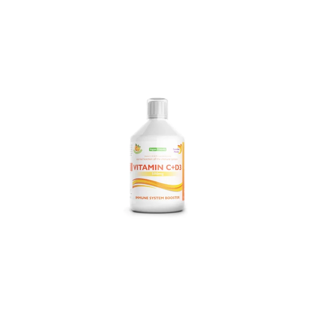 Swedish Nutra folyékony C+D3 imunrendszer erősítő vitamin - 500ml