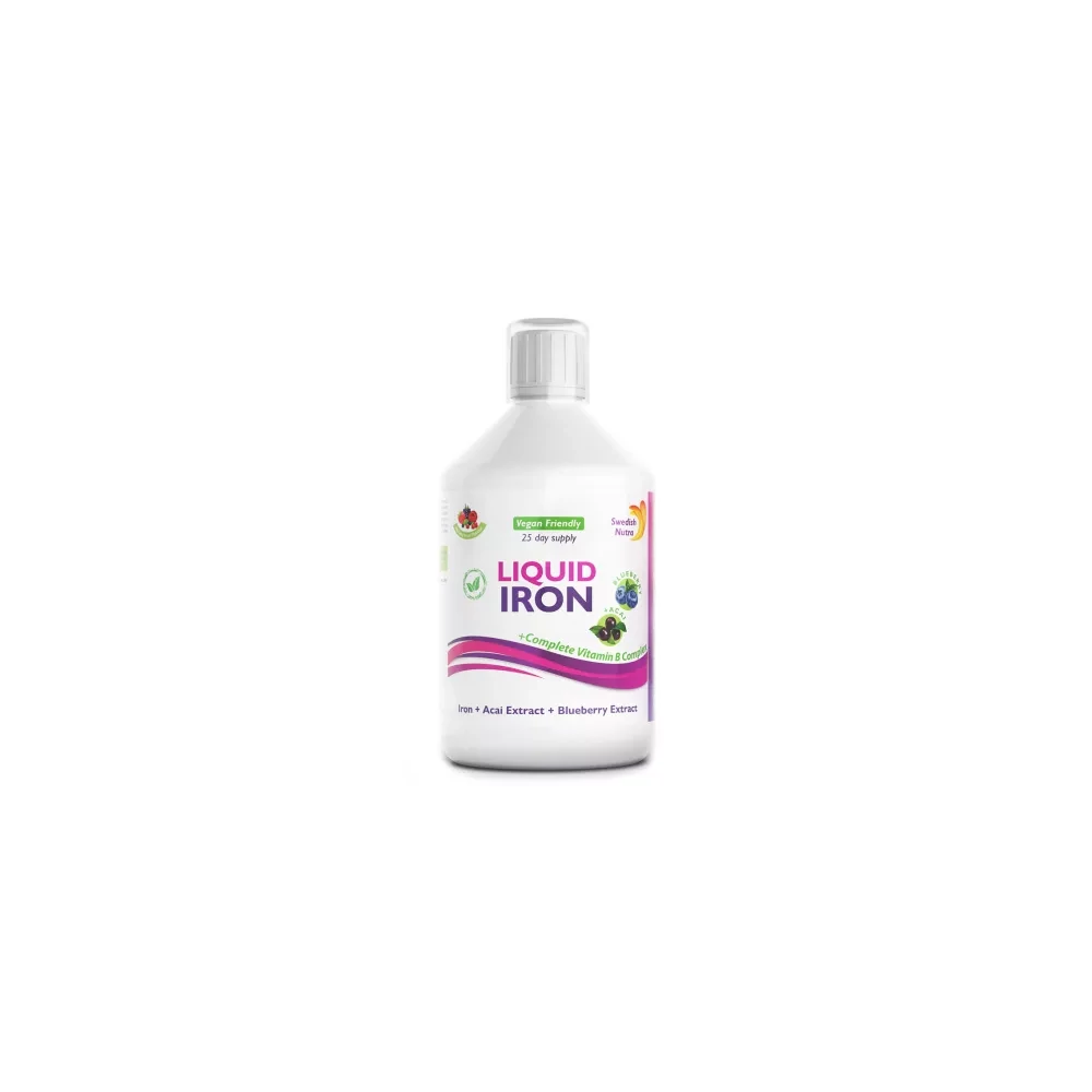 Swedish Nutra Folyékony vas 500 ml